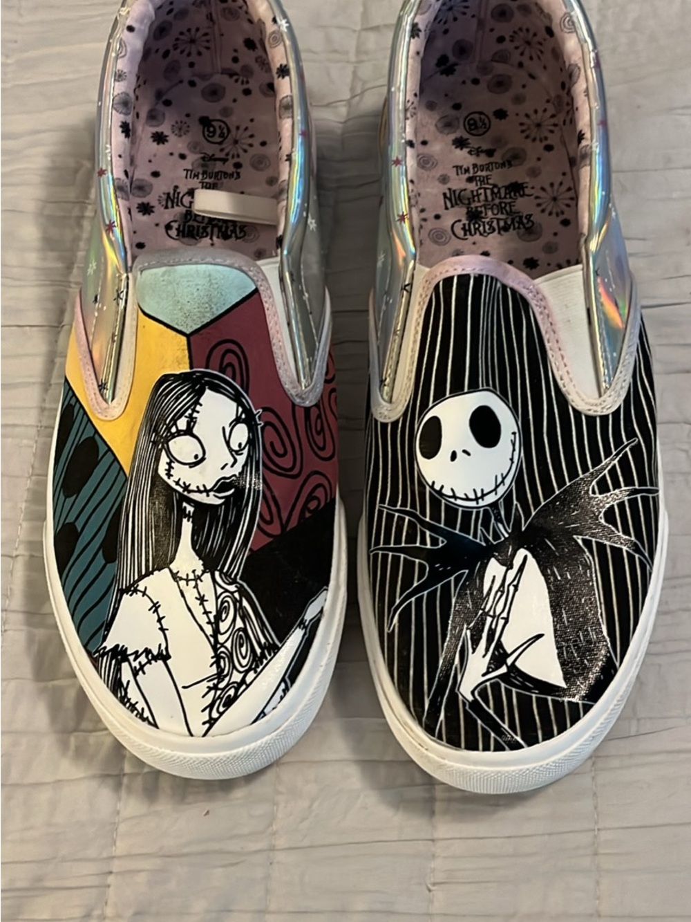 The Nightmare Before Christmas Slip-On Sneakers - Multi-Color